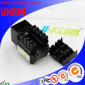 Plástico de alta qualidade rj45 Cat6 utp keystone jack